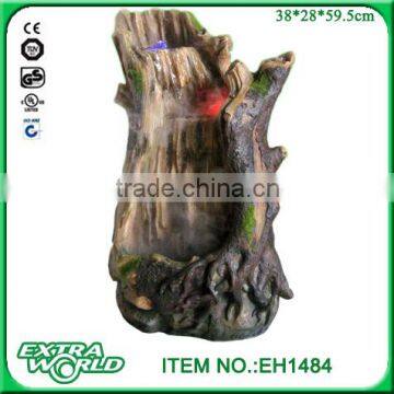polyresin outdoor tree atomizer led water fountain
