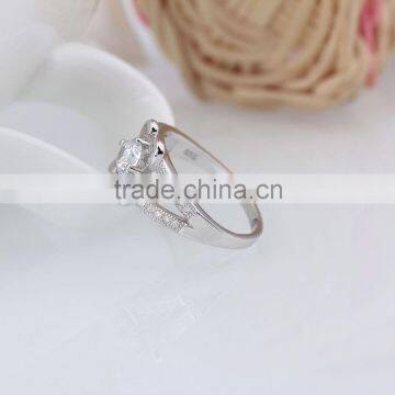 Pure Silver 12 Horoscope Taurus Ring With 4 Fingers Prong Setting photo-3