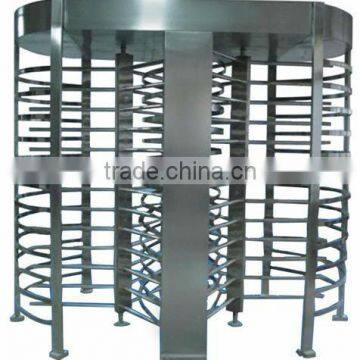 304 Stainless steel bi-direction mechanical full height turnstile gate, exit and entry full height turnstile gate