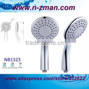 chrome abs 3 functions shower,3 functions plastic shower,3 functions handheld shower