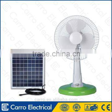 Carro Electrical 16inch 12v 15w small desk solar air cooler DC-12V12M4