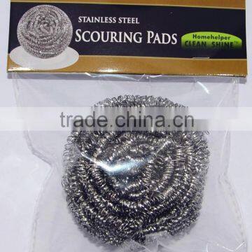 JML 1pcs/ Set Hign Quality Stainless Steel Ball Steel Scourer With Card Packing