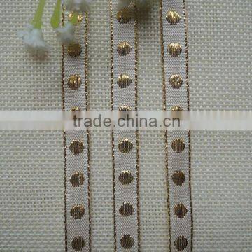 Golden Dots Tape With Golden Side for Gartment Wrapping