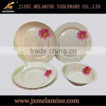 tea color melamine tableware for promotion