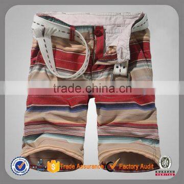 stripe custom cargo bermuda mens wholesale cotton short shorts