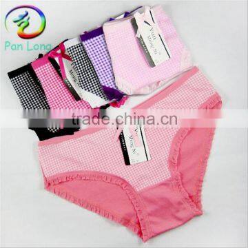 2015 Underwear Women Classic Women Skivvies Lace Briefs Panties photo-3