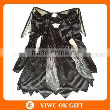 Pretty Halloween Costume Black Bat Wings Dress for Kids