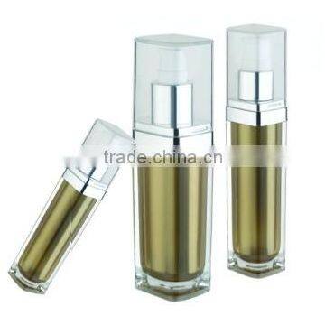 plastic square lotion bottle cosmetic packaging