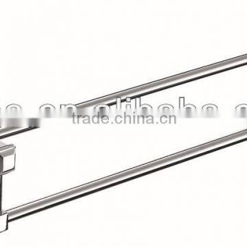 brass material chrome plating double towel bar WC5230