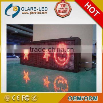 Outdoor p10 led text panel from Glare-LED