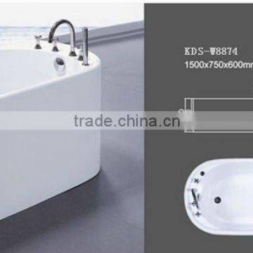 modern soaking bathtub