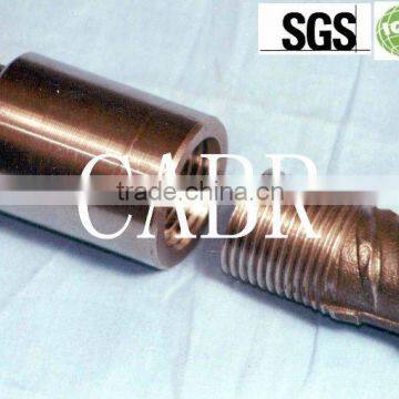 Upsetting bar splice coupler