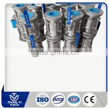 OEM Chinese Factory Patent Electric Actuator Control Flanged Ball Valve With Long Handle photo-4