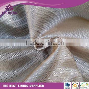 high quality 100 polyester dobby fabric lining custom made