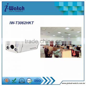 IW-T3062HKT Box 2.0MP 6~22mm Lens Auto Focusing 2 IR LED & 2 White LED Projecting Range 40M photo-2