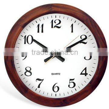 Home Decor Wood Crafts 12'' inch Wood Wall Clock Design