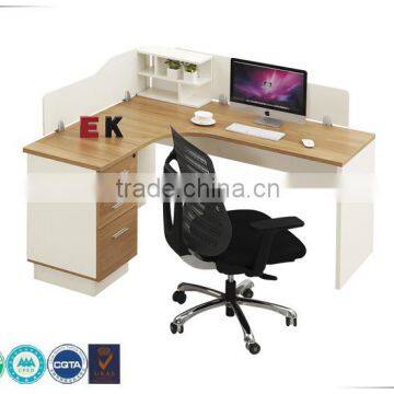 Factory price high quality L shape panel office furniture desk (RD-6189)