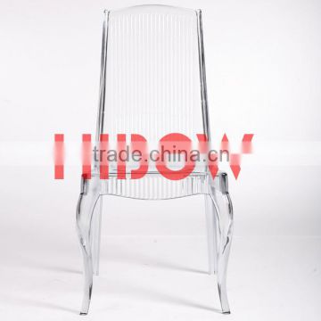 clear polycarbonate banquet king chairs