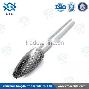 Long life 3mm,6mm tungsten carbide rotary burrs