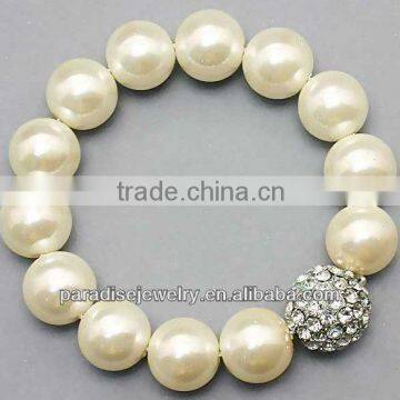 2012 Fashion cheap crystal charm beaded Bracelet-14pcs/row-B22037-9