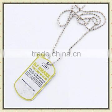 high quality custom dog tag necklace