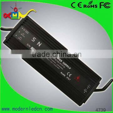 Waterproof IP65 Metal 350w pfc led power supply