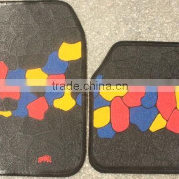 double useful/carpet+rubber car floor mats/decorative car floor mats