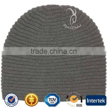 Wholesale 100%Cashmere Baggy Beanie Hat