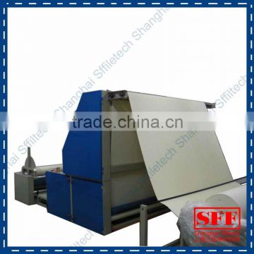 Cut machine for filter bag fabric