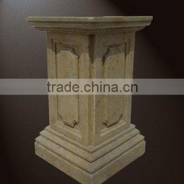 granite floor column pedestal