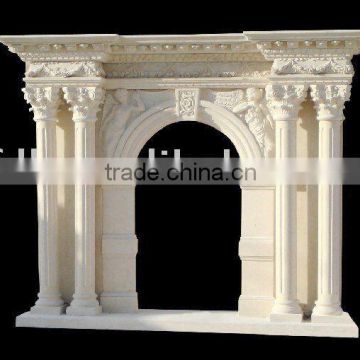 Marble Stone fireplace