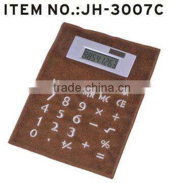 Foldable 8 digits wool calculator