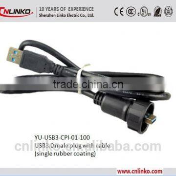 China Suppliers Surface Mount Soldering USB A Male Connector With Cable
