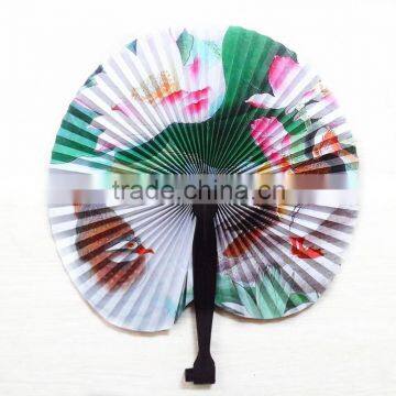 Jy5003Low Price High Quality Perfect Gift Printed Folding Paper Hand Fan,Classic Folded Paper Fan ,Children's Small Folding Fan