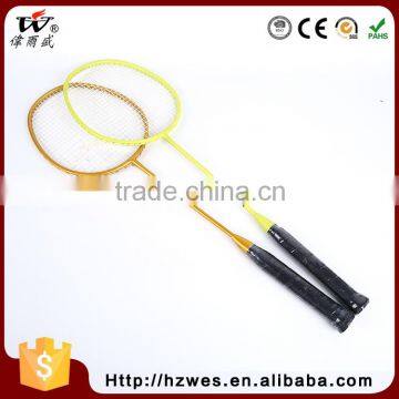 Super Durability PU Aluminium Alloy Self-Design Badminton Graphite Fiber Racket without Joint