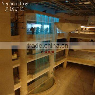 large business district decoration long curtain light