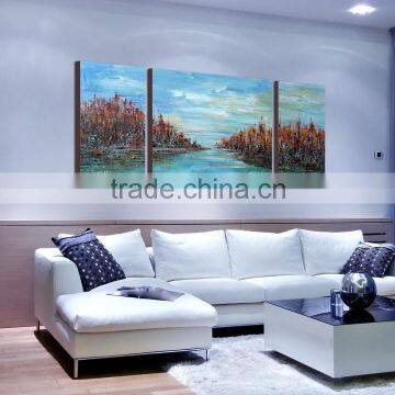 modern sea landscape canvas painting