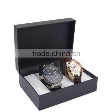 Chinese Factories Wholesale Custom Plastic Watch Box, Black Gift Box