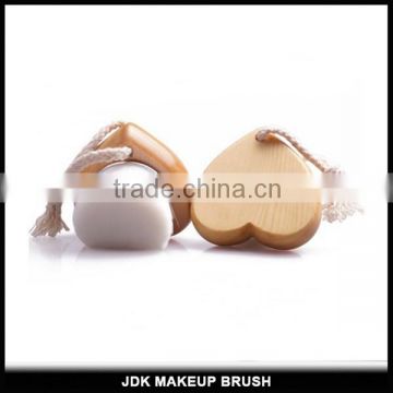 Heart Shape Natural Wood Face Cleaning Brush