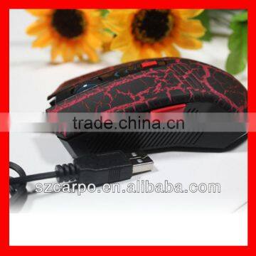 2.4 G gentlmen wired mouse with best price computer gaming mouse V8