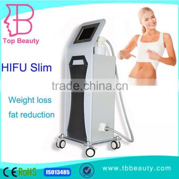 Vertical hifu ultrasonic physiotherapy hifu body shaping beauty equipment