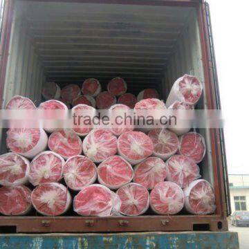 pink color glass wool insulation roll with PRK