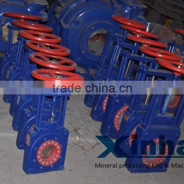 China Rubber Valve Pneumatic Operated Knife Gate Valve