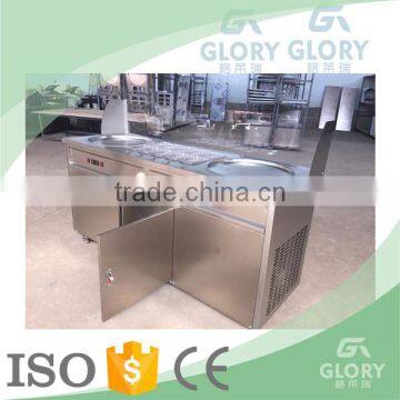 Imported Compressor High Efficiency Fried Ice Cream Machine photo-2