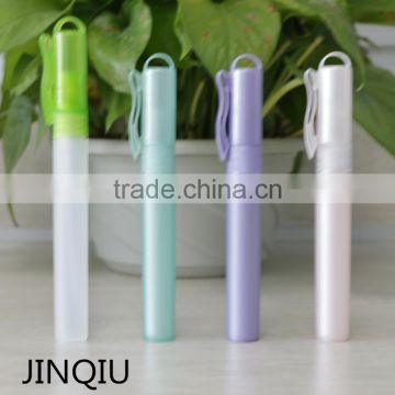 5ml/7ml/8ml/10ml plastic perfume spray pen with ring on the top