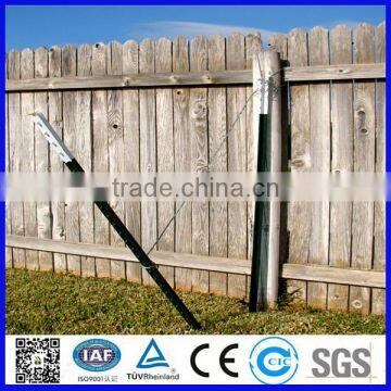 High quality green painted Garden fence post