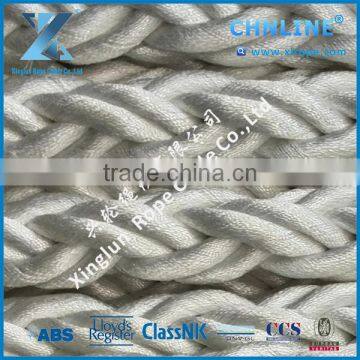 Nylon 8-strand rope , 72mm polyamide vessel rope , mooring nylon rope