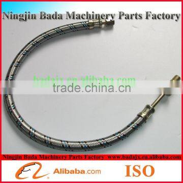 MTZ tractor parts Lubricating oil pressure gauge tube (L=530mm) Metal wire woven OEM:
