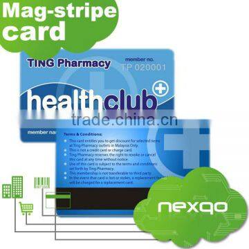 China Supplier HiCo Magnetic Stripe PVC Card, Sample Free
