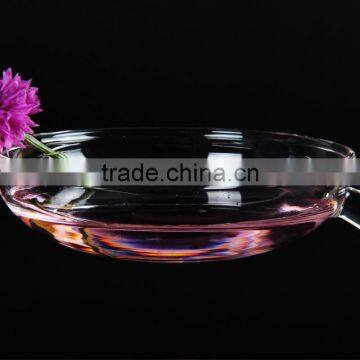 Heat-resisting Fragrance Lamp Transparent Glass Candle Holder photo-2